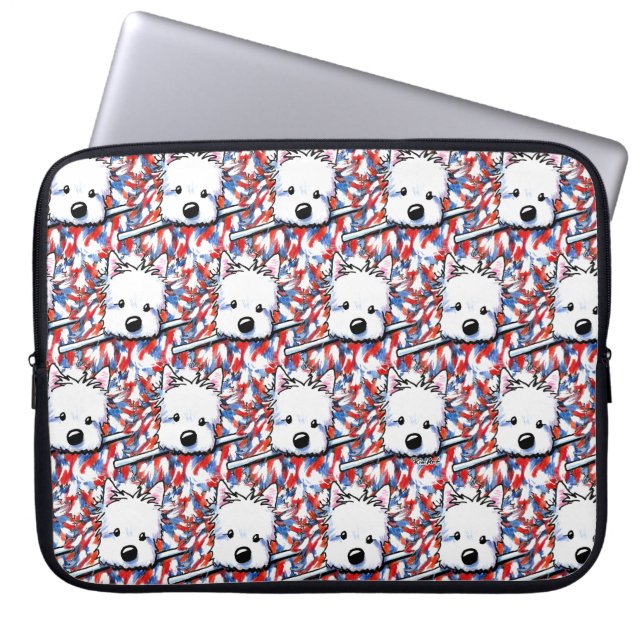 Capa Para Notebook Westies do KiniArt Liberty (Frente)