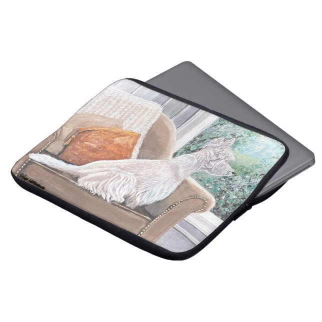 Capa Para Notebook Westin Olhando uma janela (Frente Topo)