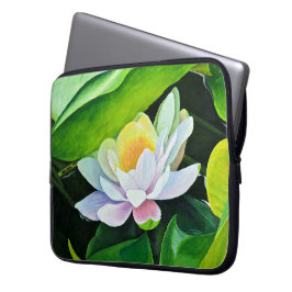 Capa Para Notebook White Lily Floral