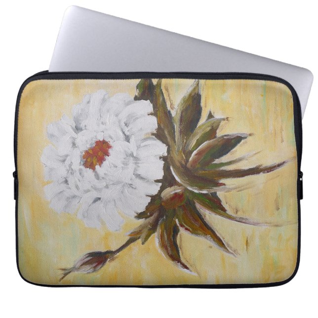 Capa Para Notebook White Peony (Frente)