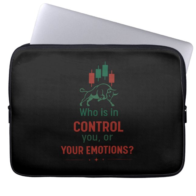 Capa Para Notebook Who Is in Control? – Trading Psychology (Frente)