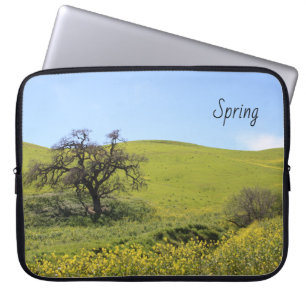 Capa Para Notebook Wildflowers cénicos e fotografia do primavera do