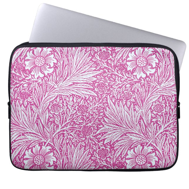 Capa Para Notebook William Morris - Art Nouveau Pink Marigold (Frente)