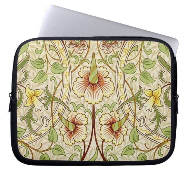 Capa Para Notebook William Morris Daffodil Classic Flower Wallpaper (Frente)
