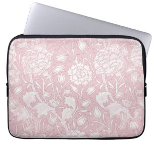 Capa Para Notebook William Morris Floral Patterno a Rosa