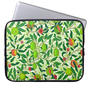 Capa Para Notebook William Morris Fruta Exótica, Verde limão