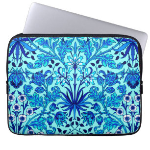 Capa Para Notebook William Morris Hyacinth Impressão, Aqua e Turquois