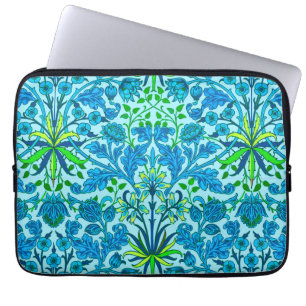 Capa Para Notebook William Morris Hyacinth Impressão, Cerulean Blue