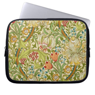 Capa Para Notebook William Morris Ouro Lily Vintage Pré-Raphaelite
