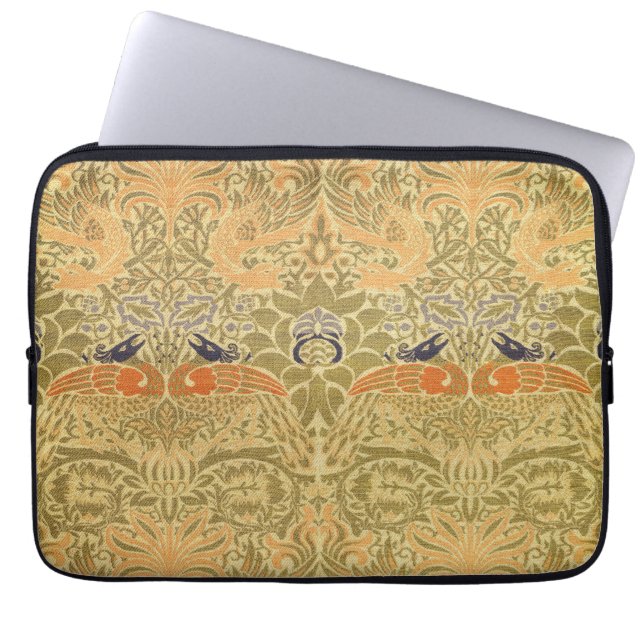 Capa Para Notebook William Morris Peacock & Dragon Arts & Artesanatos (Frente)