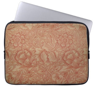 Capa Para Notebook William Morris Pink Poppy Floral Flor