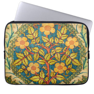 Capa Para Notebook William Morris Rosa Wreath: Artes e Artesanatos Cl