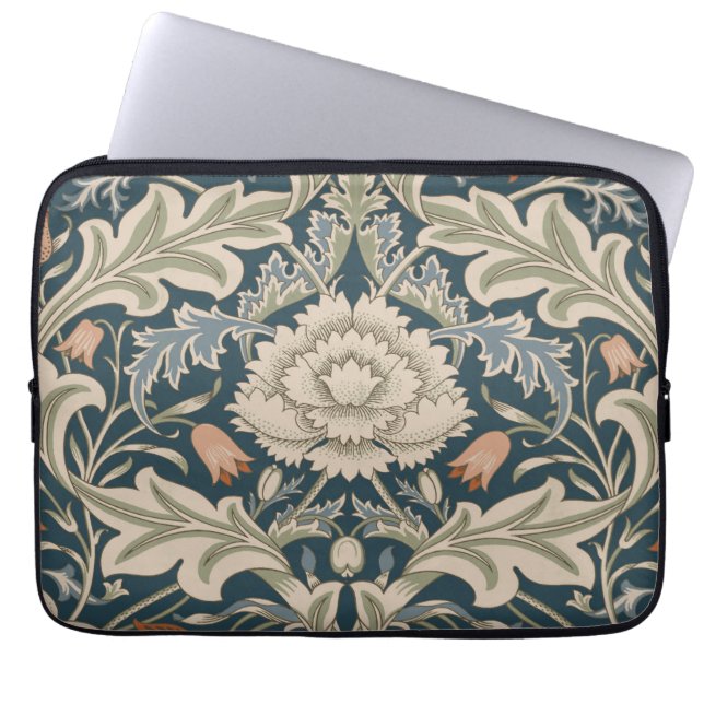 Capa Para Notebook William Morris Severn Floral Garden Flower Classic (Frente)