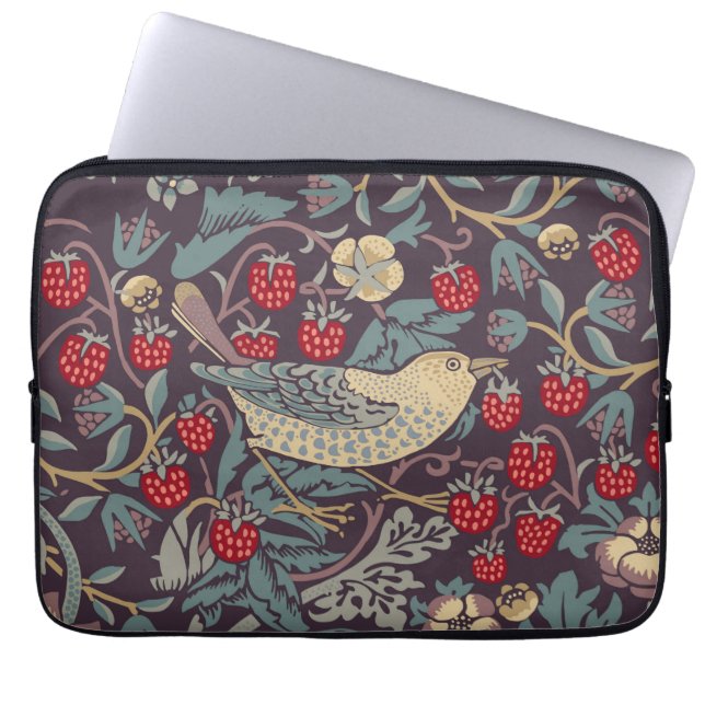 Capa Para Notebook William Morris Strawberry Thef Bolsa de laptop (Frente)