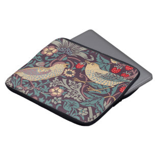Capa Para Notebook William Morris Strawberry Thef Bolsa de laptop