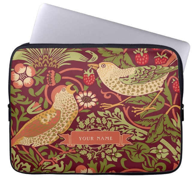 Capa Para Notebook William Morris Strawberry Thef Bolsa de laptop (Frente)