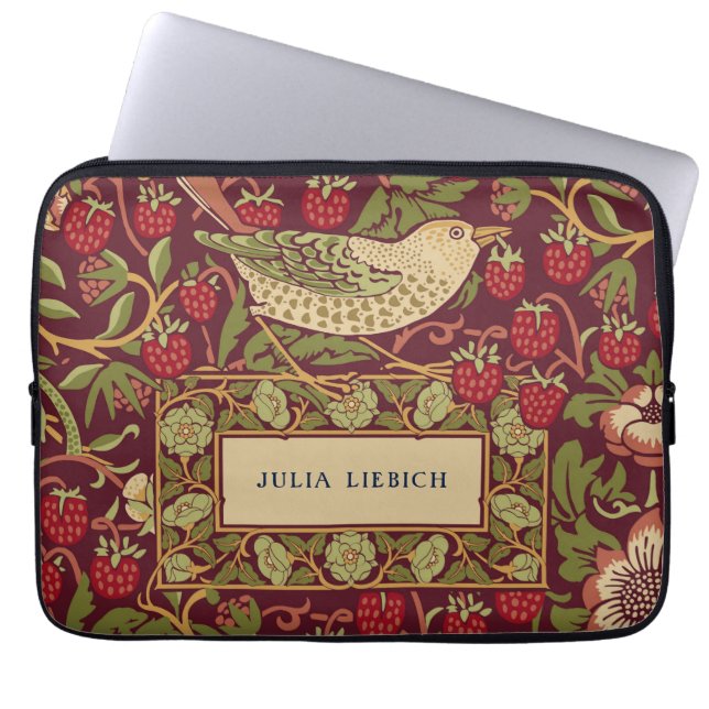 Capa Para Notebook William Morris Strawberry Thef Bolsa de laptop (Frente)