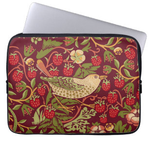 Capa Para Notebook William Morris Strawberry Thef Bolsa de laptop