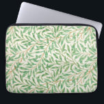 Capa Para Notebook William Morris. Willow Bough. Vintage greenery<br><div class="desc">Bolsa de laptop de William Morris "Willow Bough". Padrão foliar verde.</div>