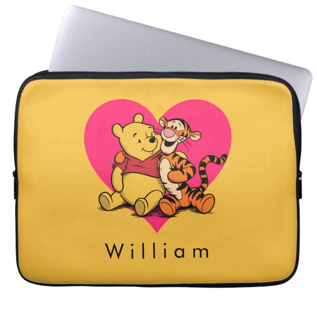 Capa Para Notebook Winnie the Pooh & Tigger Doce (Frente)