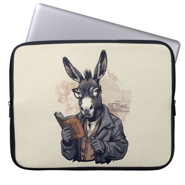Capa Para Notebook Wise Donkey — Laptop Sleeve (Frente)