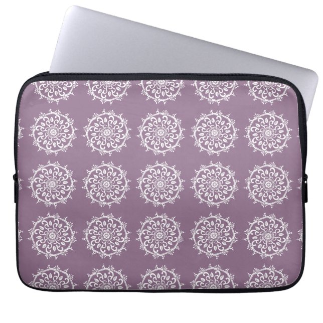 Capa Para Notebook Wisteria Mandala (Frente)