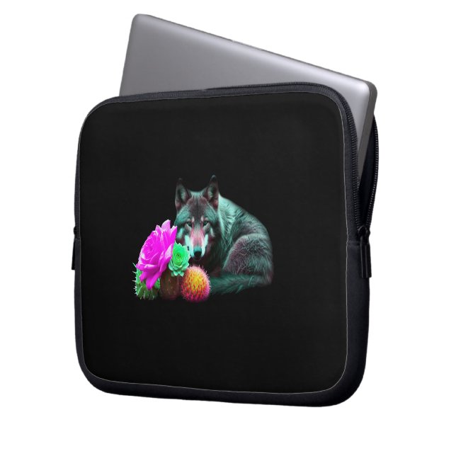 Capa Para Notebook Wolf29: (Frente Esquerda)