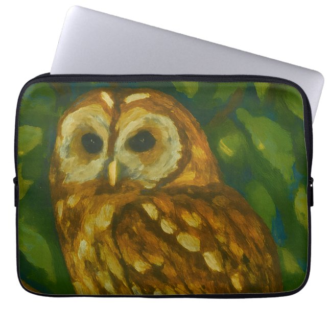 Capa Para Notebook Woodland Watcher - Arte Realista (Frente)