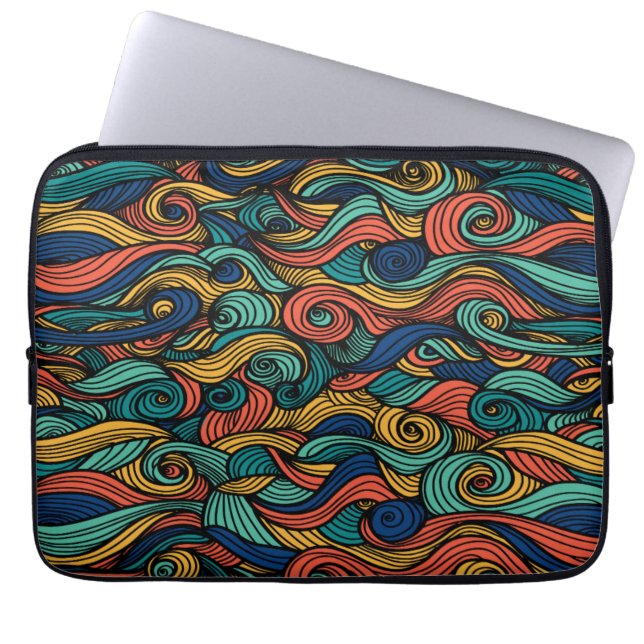 Capa Para Notebook Wool Topped paisley (Frente)