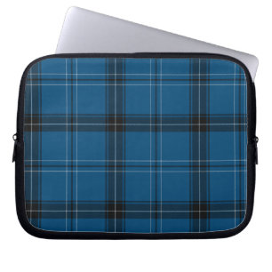 Capa Para Notebook Xadrez Azul Escocês Ramsay Blue