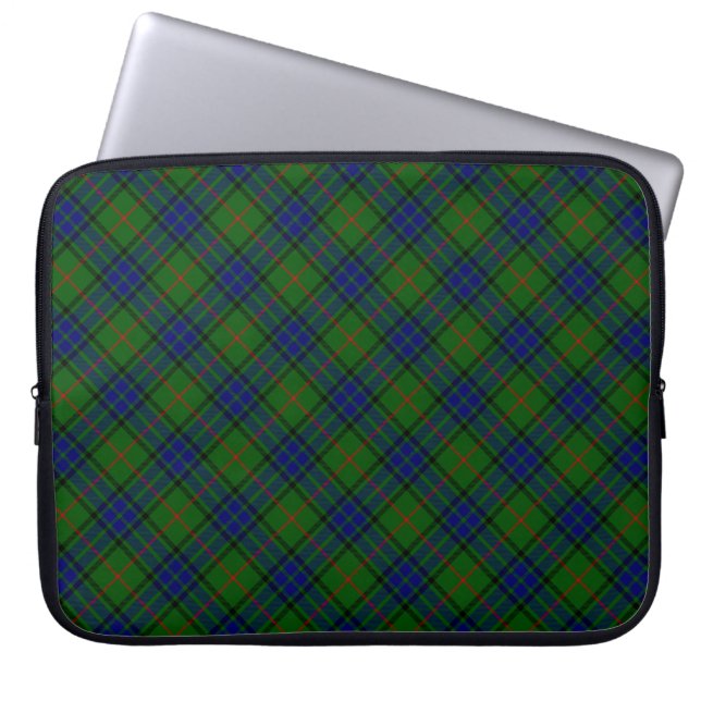 Capa Para Notebook Xadrez azul-tartan Lauder (Frente)