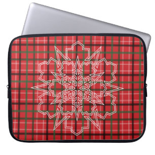 Capa Para Notebook Xadrez do Natal
