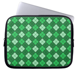 Capa Para Notebook Xadrez Verde