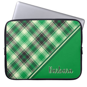 Capa Para Notebook Xadrez Verde e Preto Personalizado