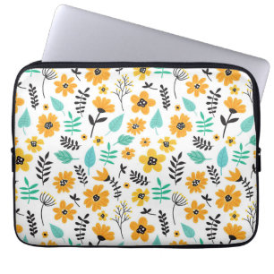 Capa Para Notebook Xmas Gift Bonito Mão Cortada Floral Desenhada Colo