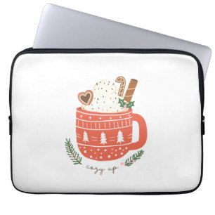 Capa Para Notebook Xmas Gift Cozy Up