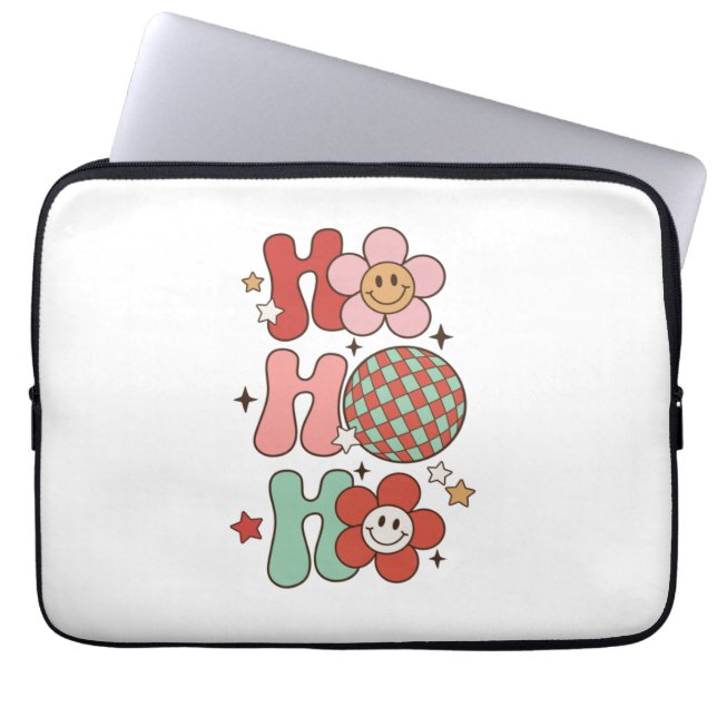 Capa Para Notebook Xmas Gift Ho Ho Love (Frente)