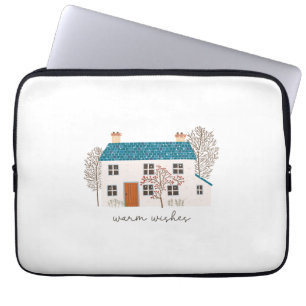 Capa Para Notebook Xmas Gift Warm Wish