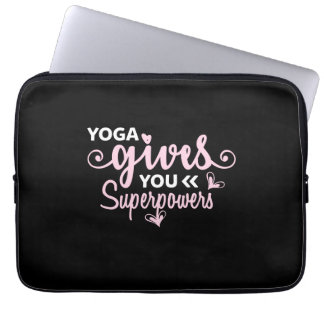 Capa Para Notebook Yoga Lover | Yoga lhe dá superpoderes