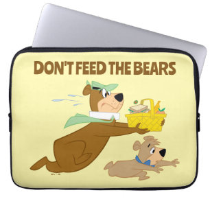 Capa Para Notebook Yogi Bear e Boo Picnic Pânico