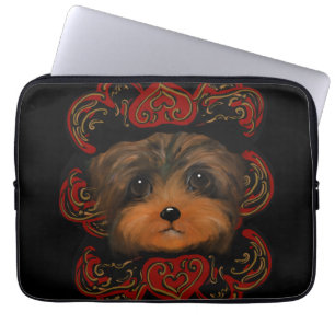 CAPA PARA NOTEBOOK YORKIE POO   