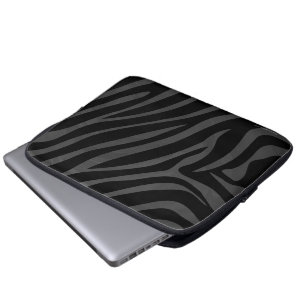 Capa Para Notebook Zebra Black e Cinza