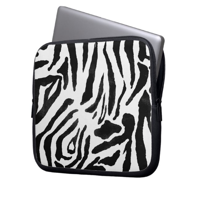Capa Para Notebook Zebra Moderna (Frente Esquerda)