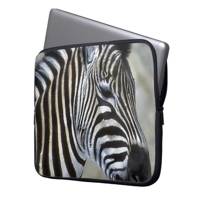 Capa Para Notebook Zebras Lovers Art (Frente Esquerda)
