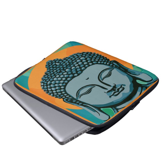 Capa Para Notebook Zen Buddha Head (Frente Inferior)