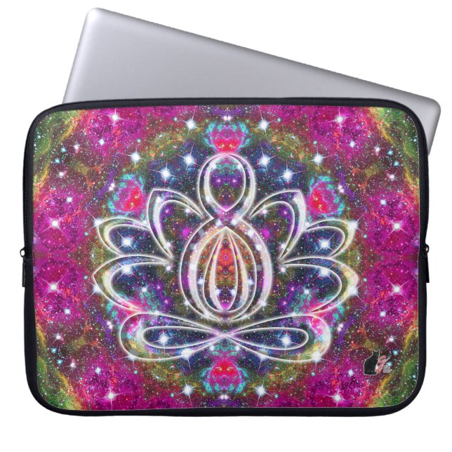 Capa Para Notebook Zen Lotus Atmosférica (Frente)