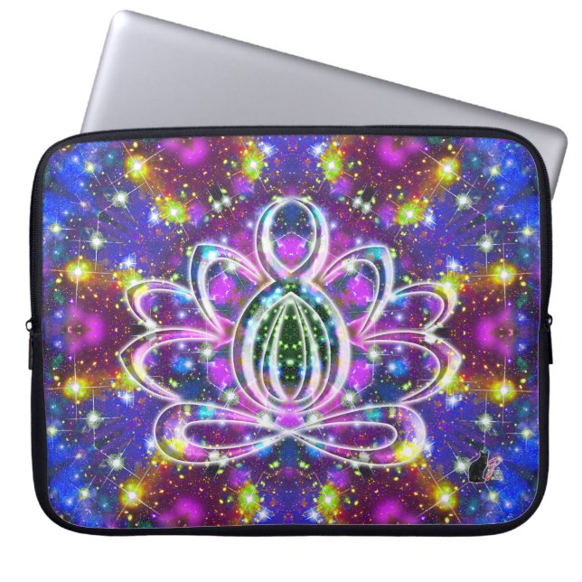 Capa Para Notebook Zen Lotus Resplendente (Frente)