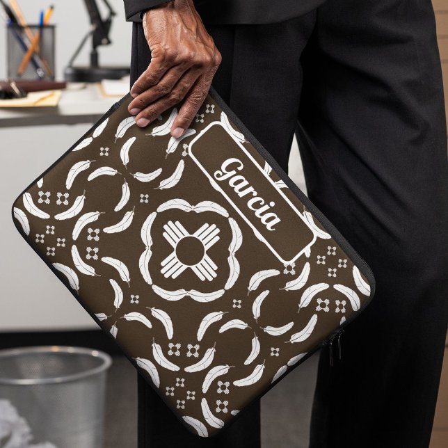 Capa Para Notebook Zia Symbol and Feather Design Southwestern  (Criador carregado)