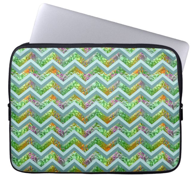 Capa Para Notebook ZigZag de Vidro Estreitado (Frente)