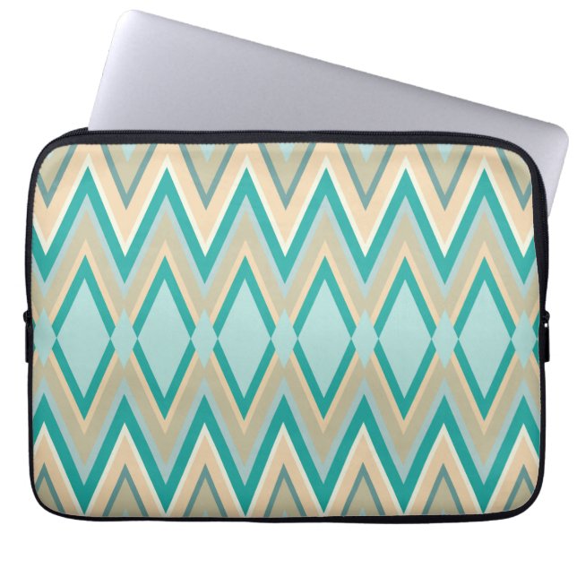 Capa Para Notebook zigzag-phones diagonais (Frente)